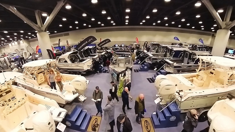 Boats at Vancouver Convention Centre