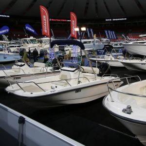 Boats on Display at Vancouver Boat Show