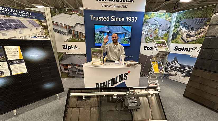Roofing Exhibitor at Home Show