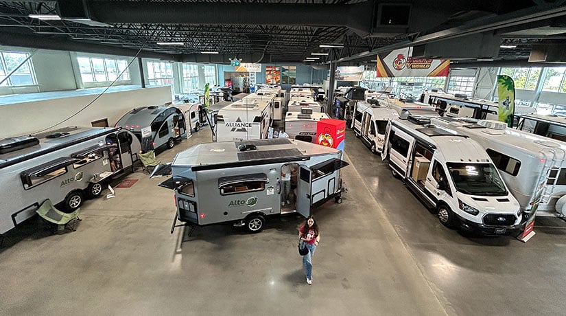 Abbotsford RV Show Indoor Displays